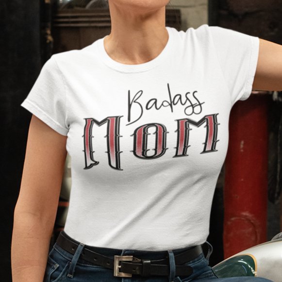 Unleash Your Inner Badass with Our Stylish 'Badass Mom' T-Shirt – Where Empowerment Meets Fashion!