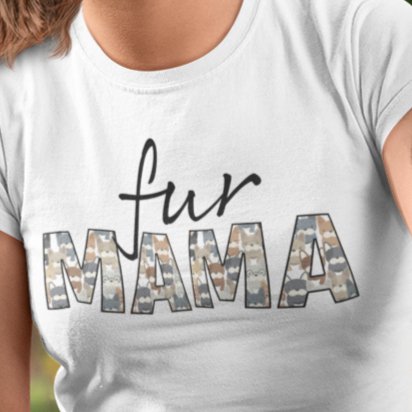 Fur Mama: Pawsitively Stylish T-shirt – Where Pet Love Meets Fashion!