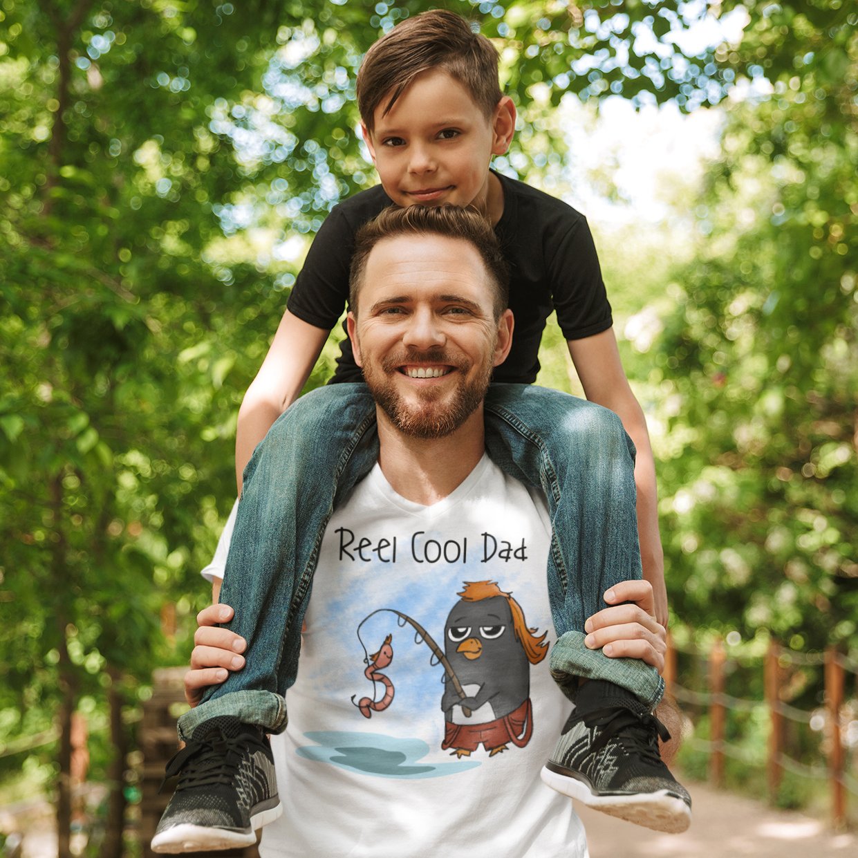 Master of the Reel: 'Reel Cool Dad' T-Shirt – Where Fishing Mastery Meets Effortless Cool!