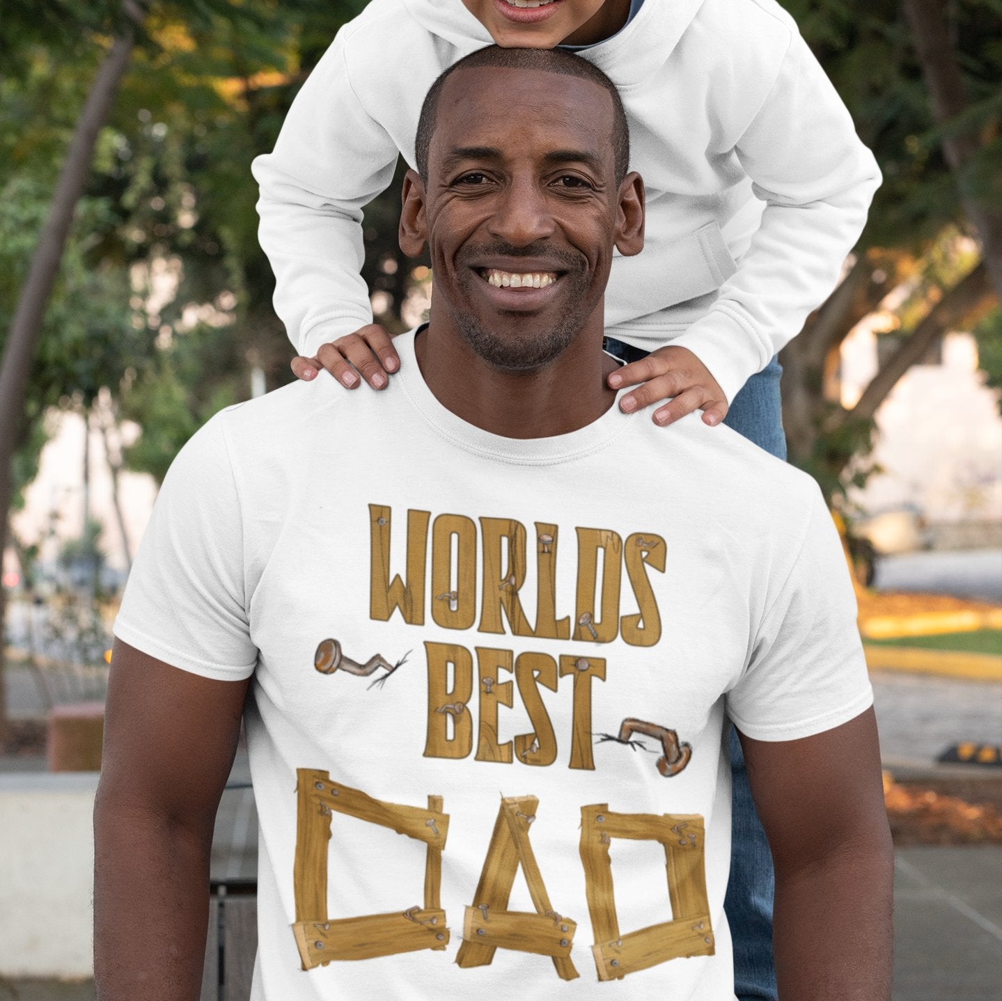 World's Best Dad' T-Shirt – Where Fatherhood Meets Timeless Excellence!