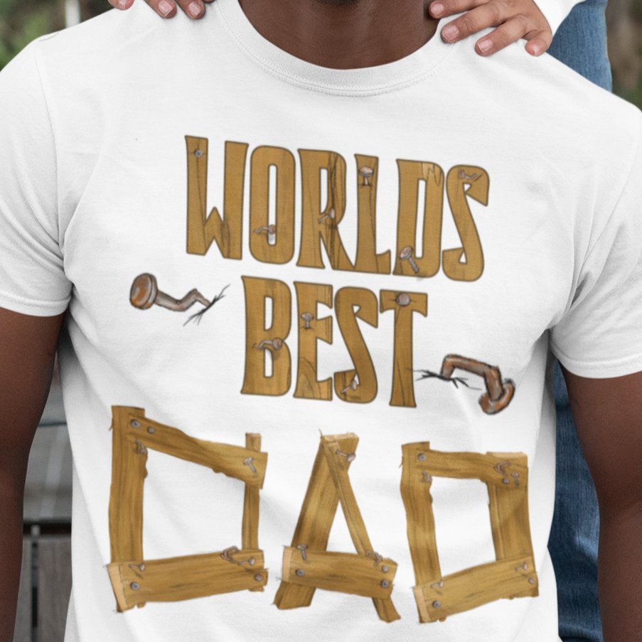 World's Best Dad' T-Shirt – Where Fatherhood Meets Timeless Excellence!