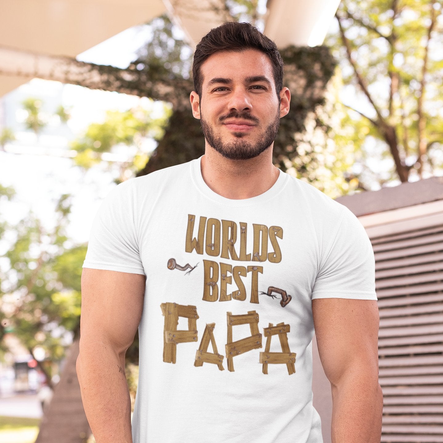 Papa Perfection: 'World's Best Papa' T-Shirt – Where Grandfatherhood Meets Enduring Excellence!