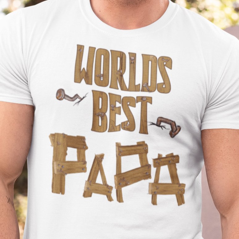 Papa Perfection: 'World's Best Papa' T-Shirt – Where Grandfatherhood Meets Enduring Excellence!