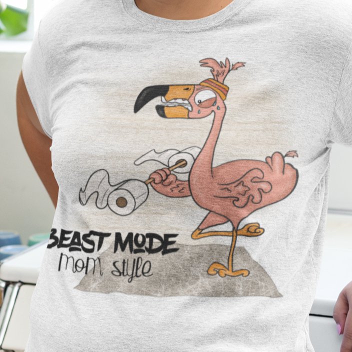 Beast Mode Mom Style: Empowered and Fabulous T-shirt – Where Motherhood Takes on a Whole New Level!