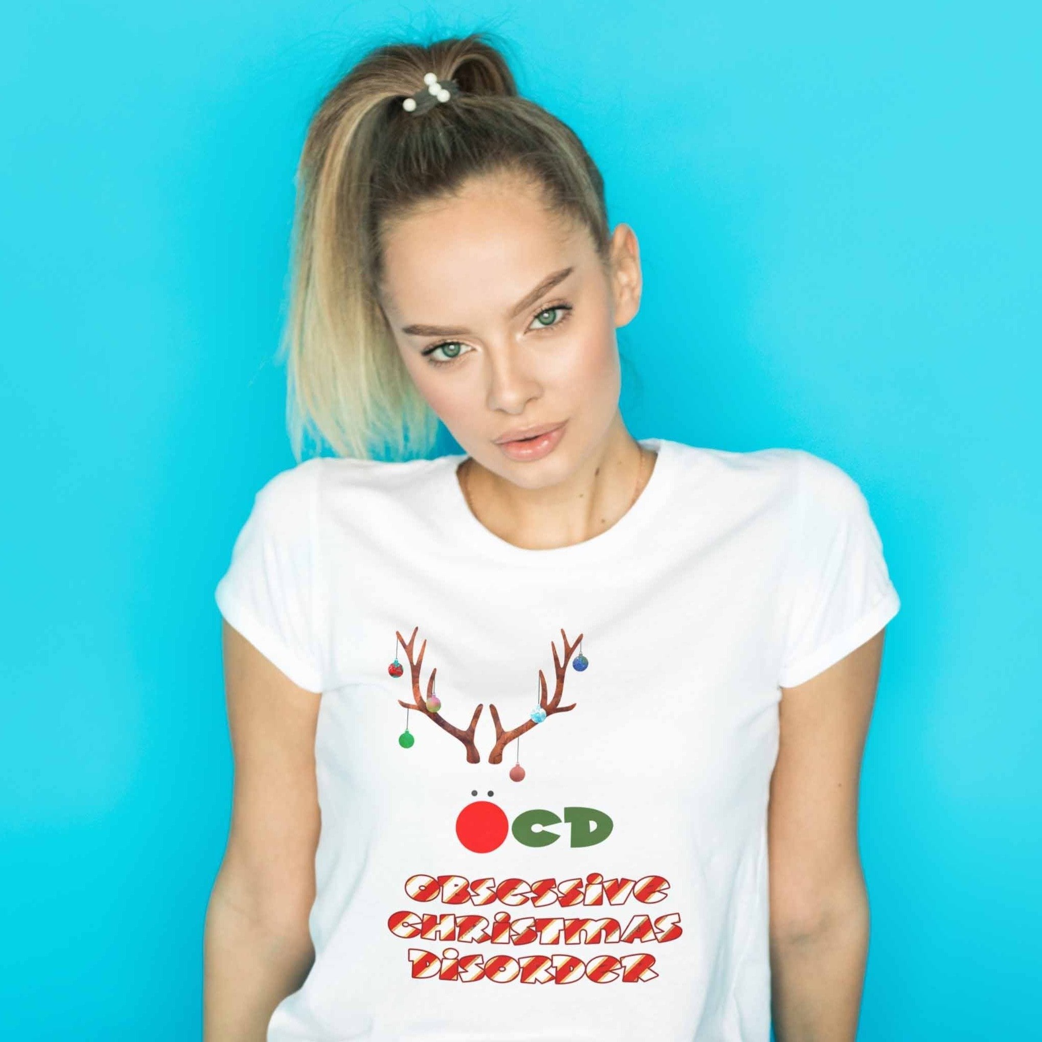Obsessive Christmas Disorder Graphic Tee - My Custom Tee Party