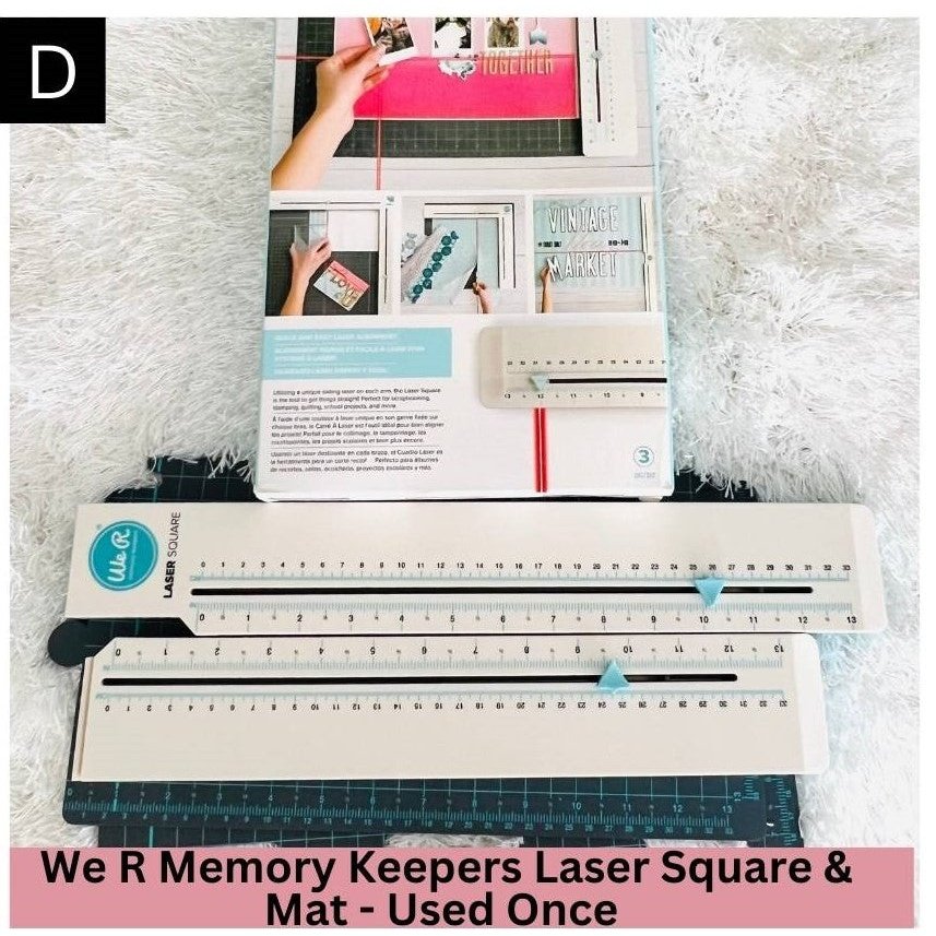 We R Memory Keepers Laser Square & Mat - Used Once
