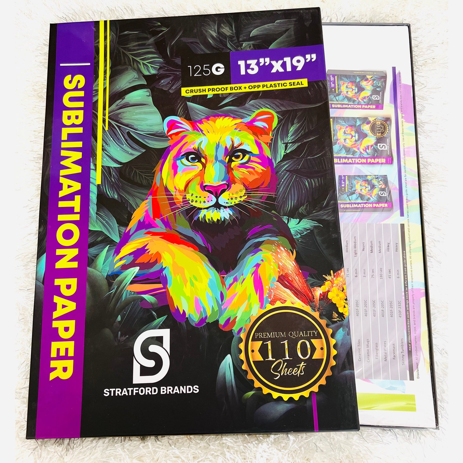 Stratford Brands - Sublimation Paper 13x19 inches - 125GSM/110 Sheets