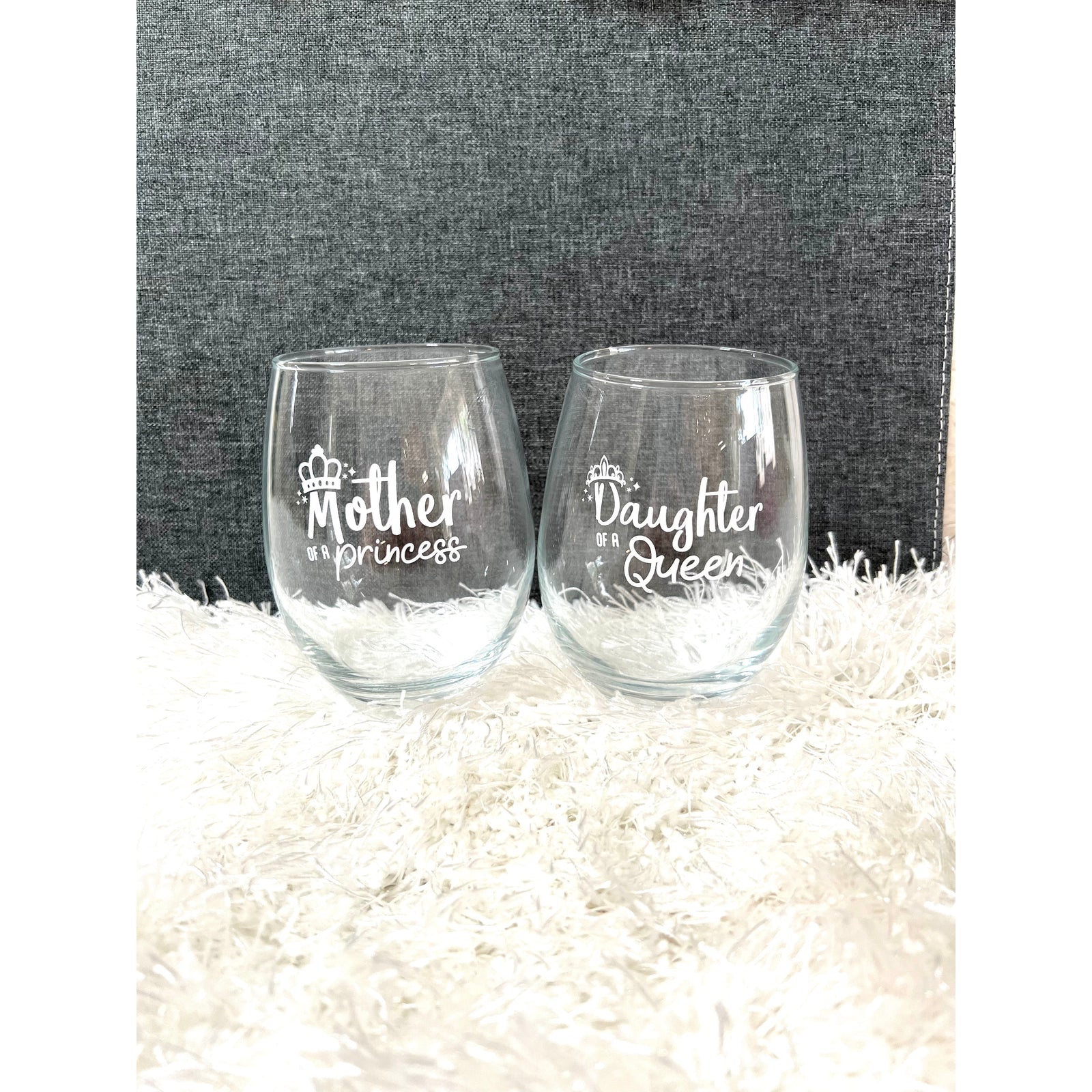 Mother of a princess, Daughter of a Queen 15oz Set of 2 NEW