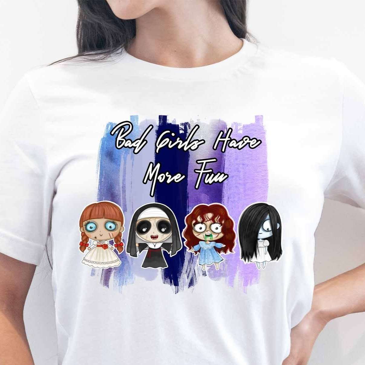 Bad Girls Have More Fun 2 Graphic Tee - My Custom Tee Party