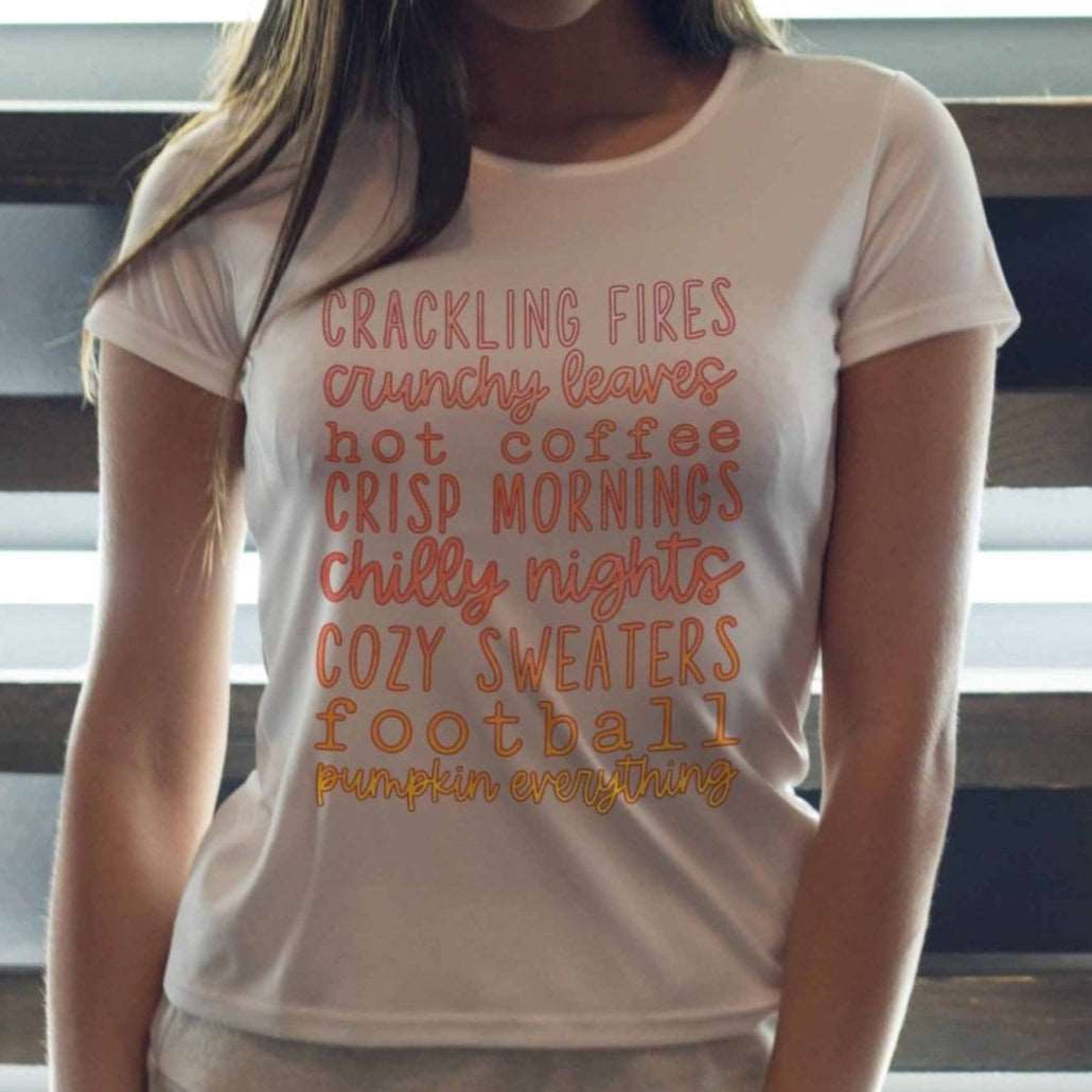 Crackling Fires Graphic Tee - My Custom Tee Party