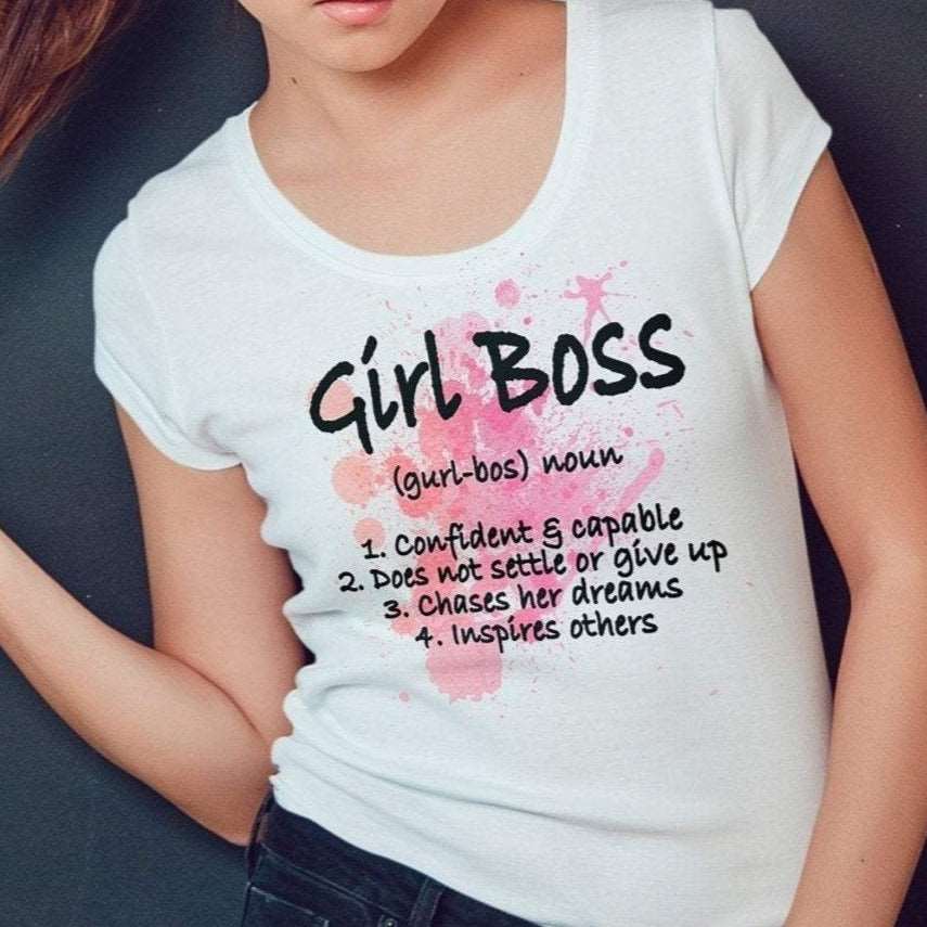 Girl Boss Graphic T-Shirt - My Custom Tee Party