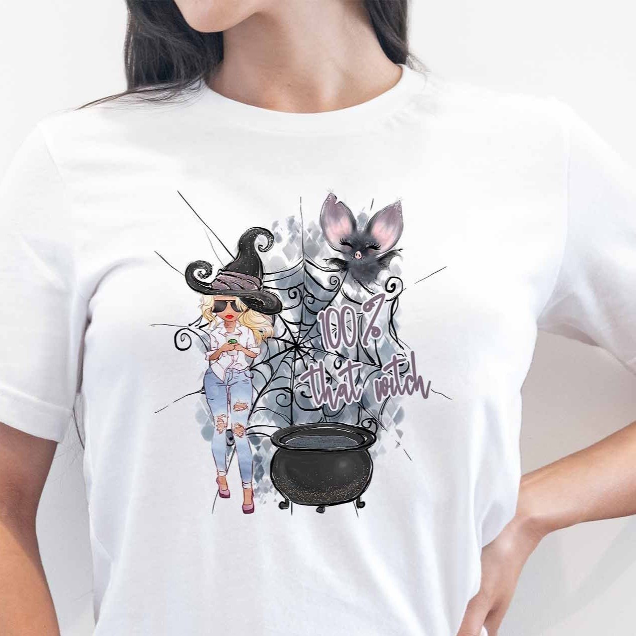 100% That Witch 2 Graphic Tee - My Custom Tee Party