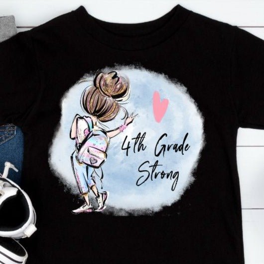 4th Grade Strong: Super Scholar T-shirt – Where Comfort Meets Academic Victory!