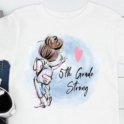 5th Grade Strong: Super Scholar T-shirt – Where Comfort Meets Academic Triumph!