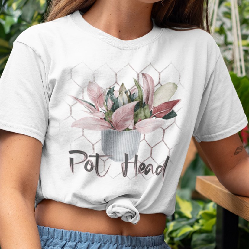 Pot Head: Plant Enthusiast T-shirt – Where Greenery Takes the High Road!