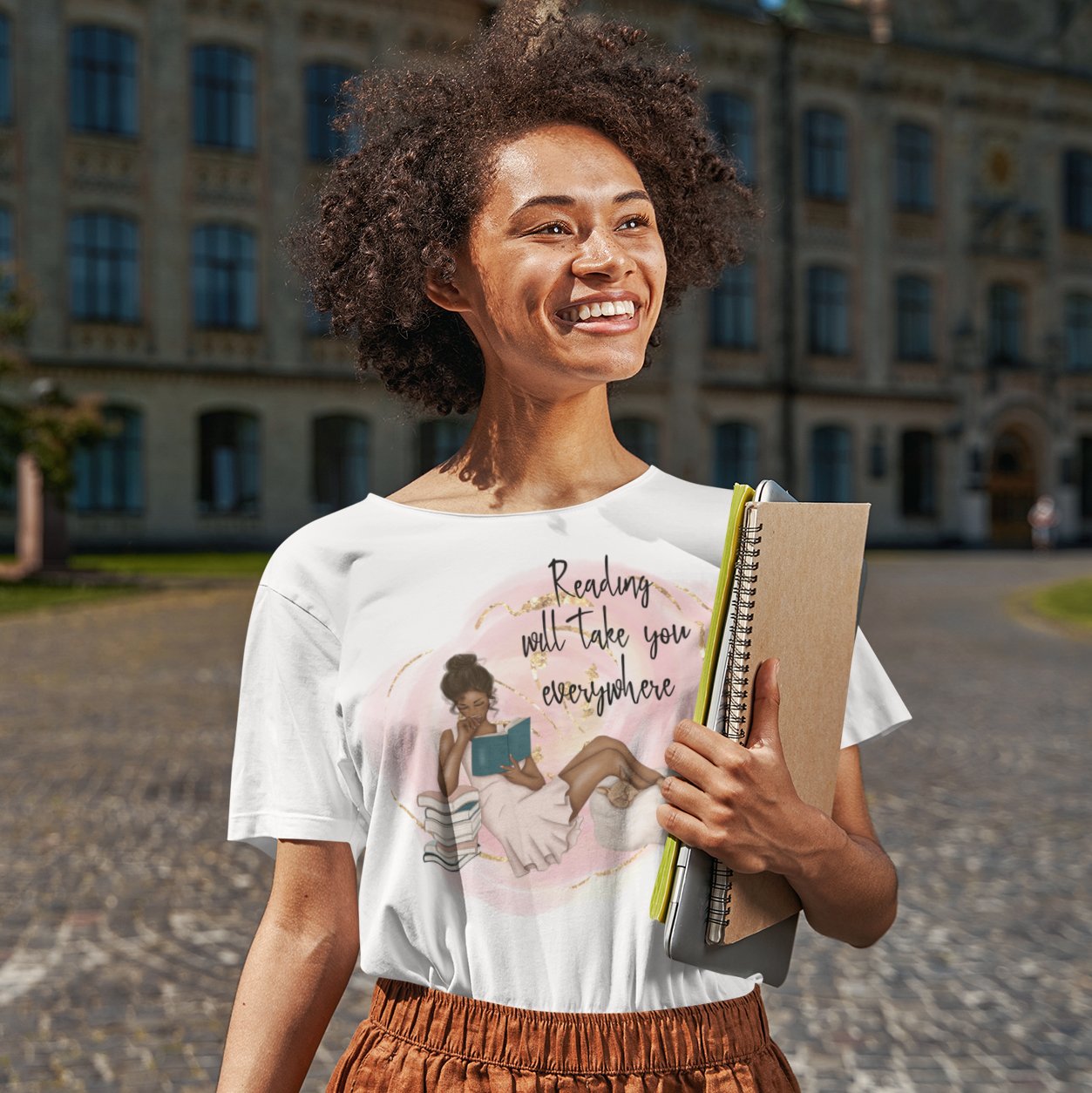 Reading Will Take You Everywhere: Literary Explorer's T-shirt – Where Imagination Meets Comfort!