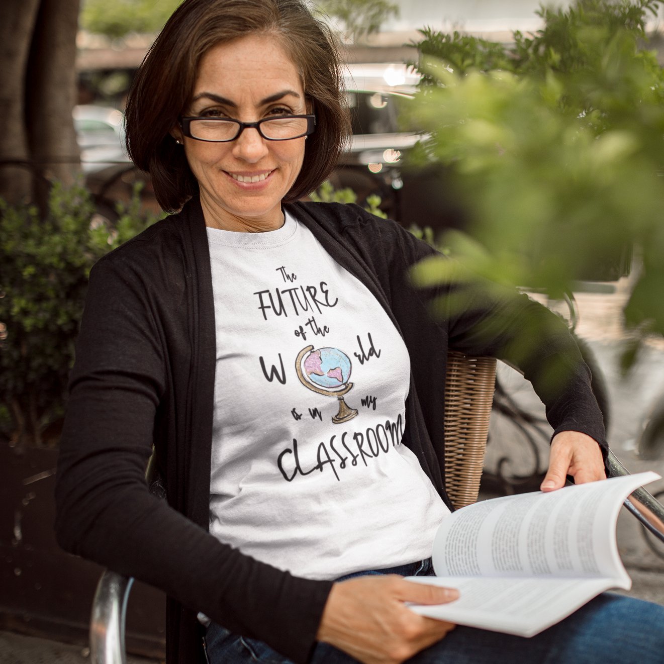 The Future of the World Is in My Classroom: Empowering Educator T-shirt – Where Tomorrow Begins Today!