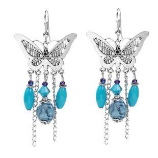 Antique Style Butterfly Chandelier Earrings - My Custom Tee Party
