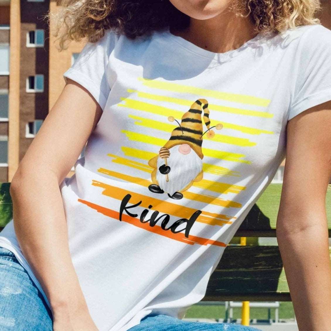 Be Kind Gnome Graphic Tee - My Custom Tee Party