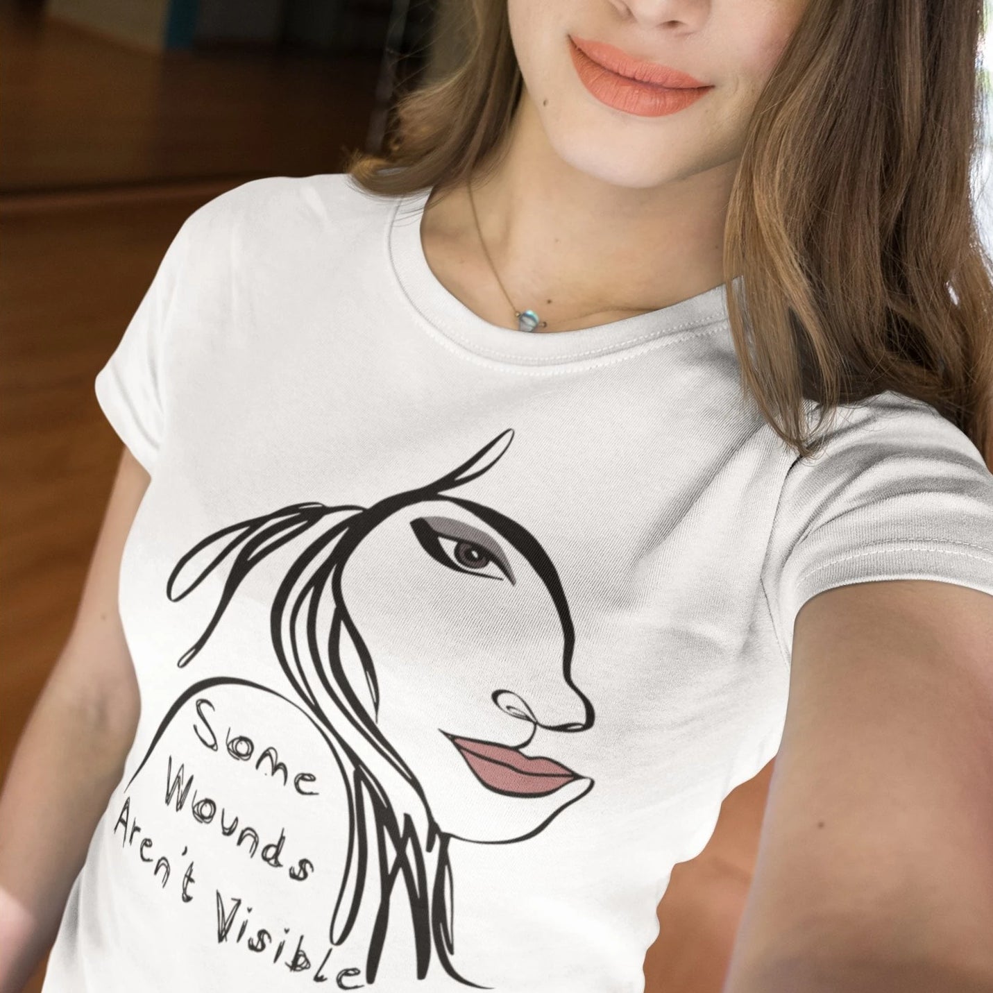Some Wounds Aren't Visible: Invisible Battles Awareness T-shirt – Where Comfort Meets Empathy!
