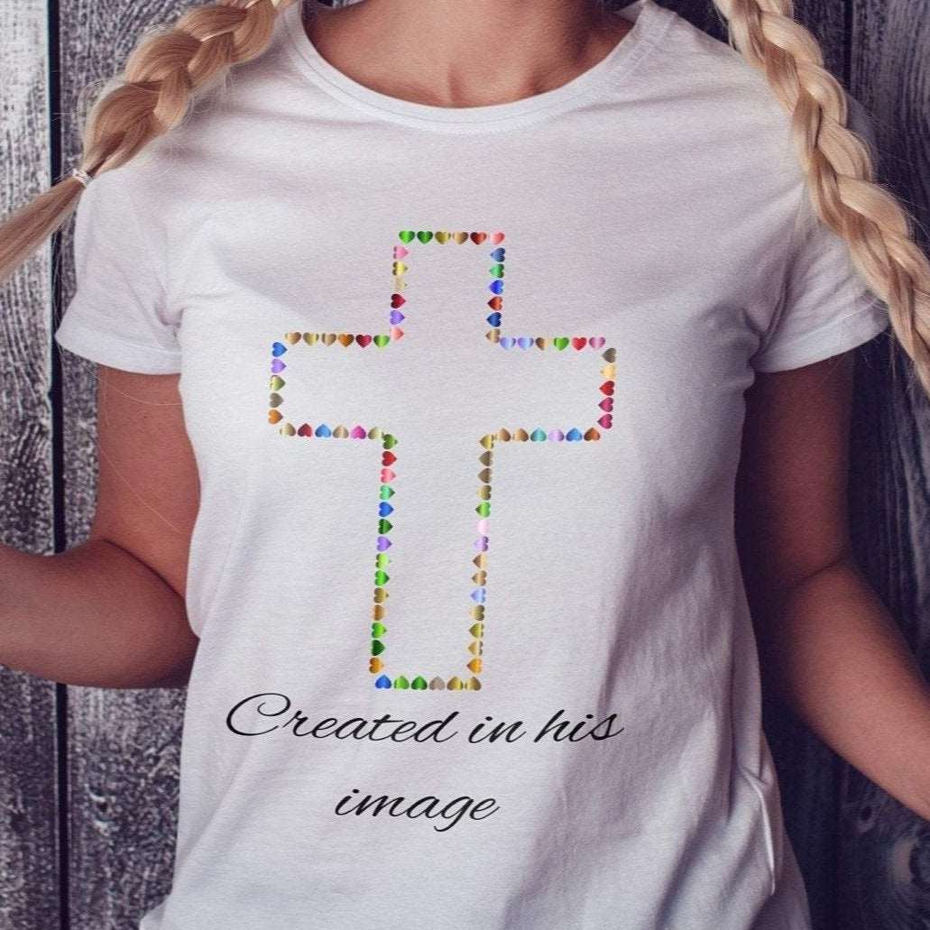 Created In His Image Graphic T-Shirt - My Custom Tee Party