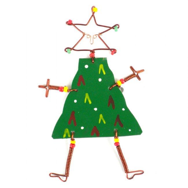 Dancing Girl Christmas Tree Pin - My Custom Tee Party