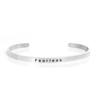 "Fearless" Message Bangle - My Custom Tee Party