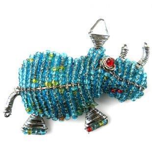 Handmade Beaded Rhino Pin - My Custom Tee Party