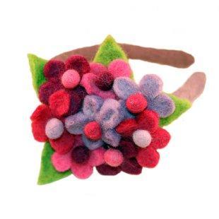 Handmade Felt Flower Bouquet Headband - My Custom Tee Party