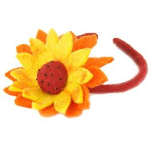 Handmade Felt Sunflower Headband - My Custom Tee Party