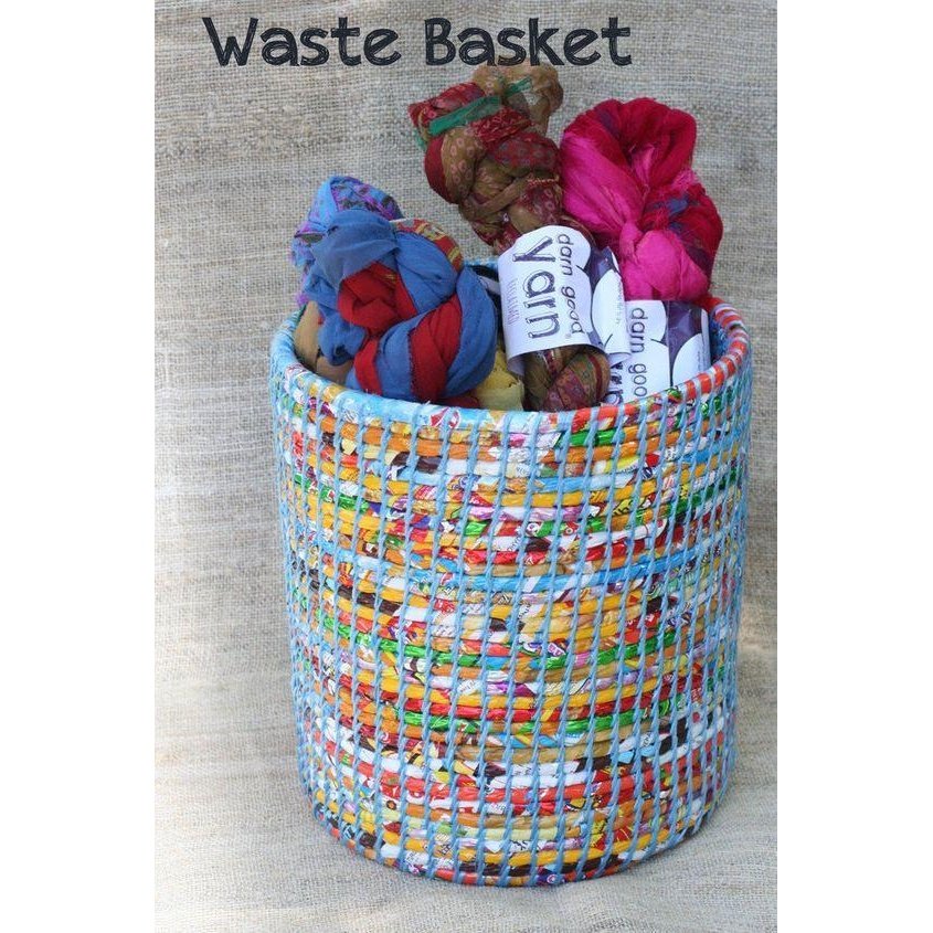Handmade Pink Recycled Waste Basket - My Custom Tee Party
