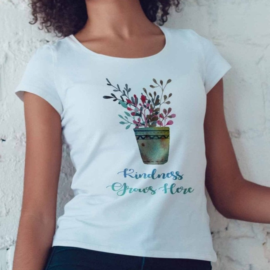 Kindness Grows Here 2 Graphic Tee - My Custom Tee Party