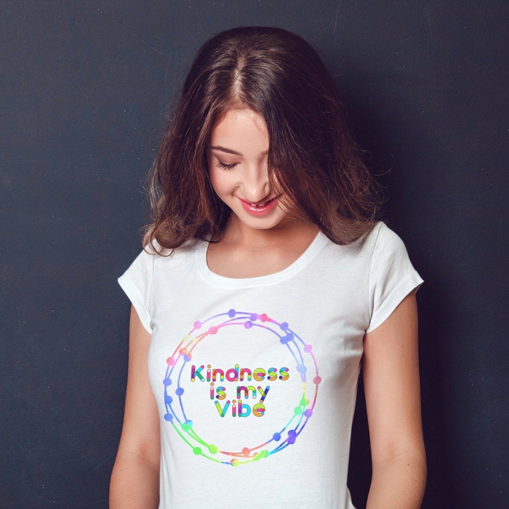 Kindness Is My Vibe 2 Graphic Tee - My Custom Tee Party