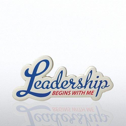 "Leadership Begins with Me" Lapel Pin - My Custom Tee Party