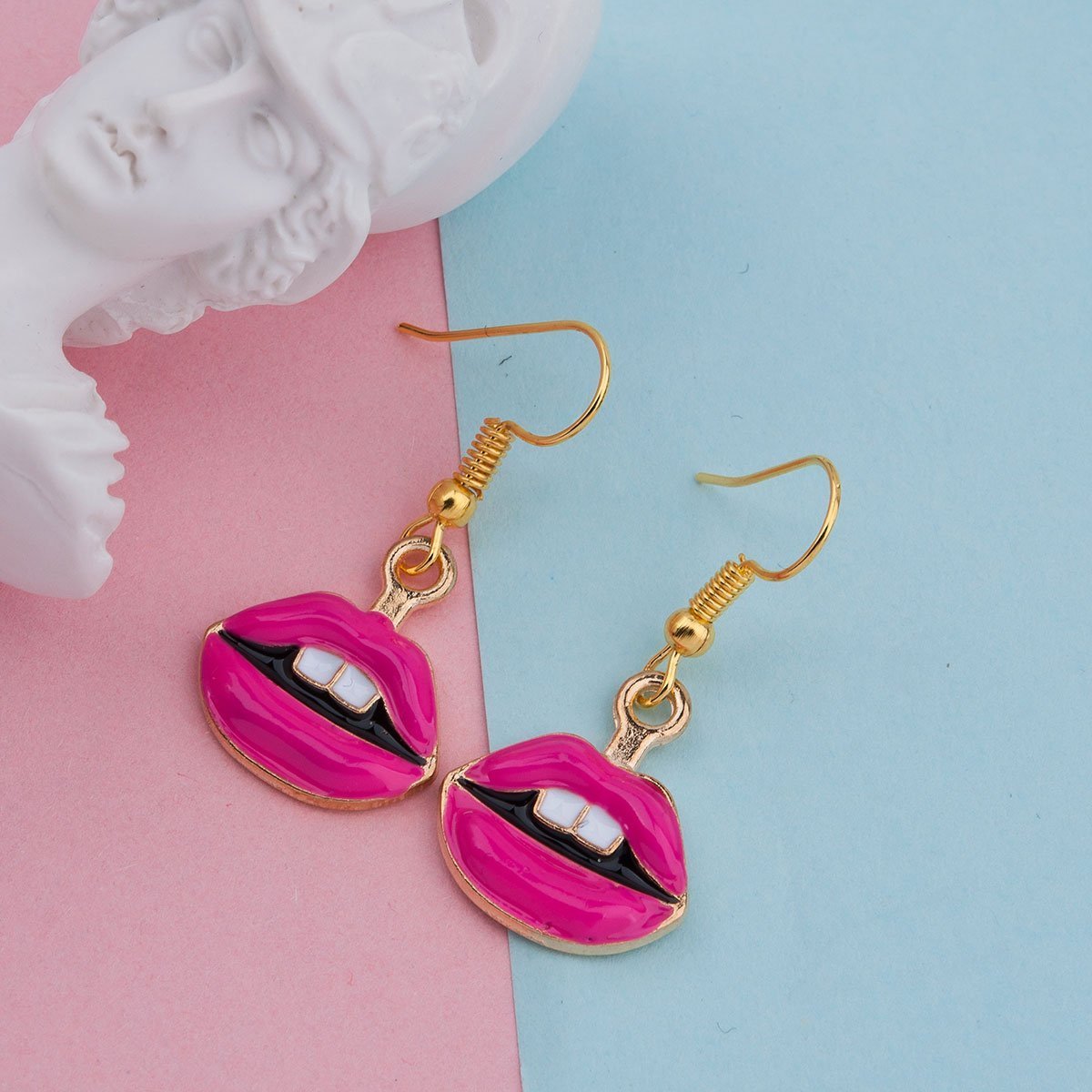 Lipstick Lips Earrings - My Custom Tee Party