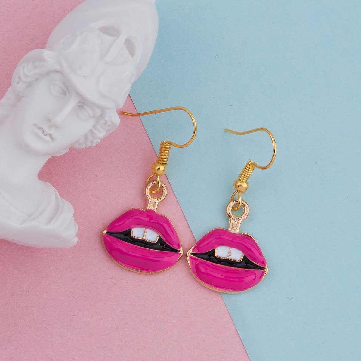Lipstick Lips Earrings - My Custom Tee Party