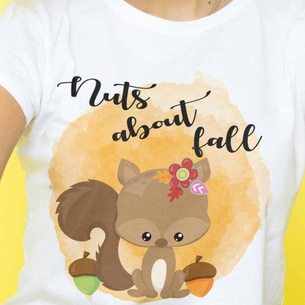 Nuts About Fall Graphic Tee - My Custom Tee Party