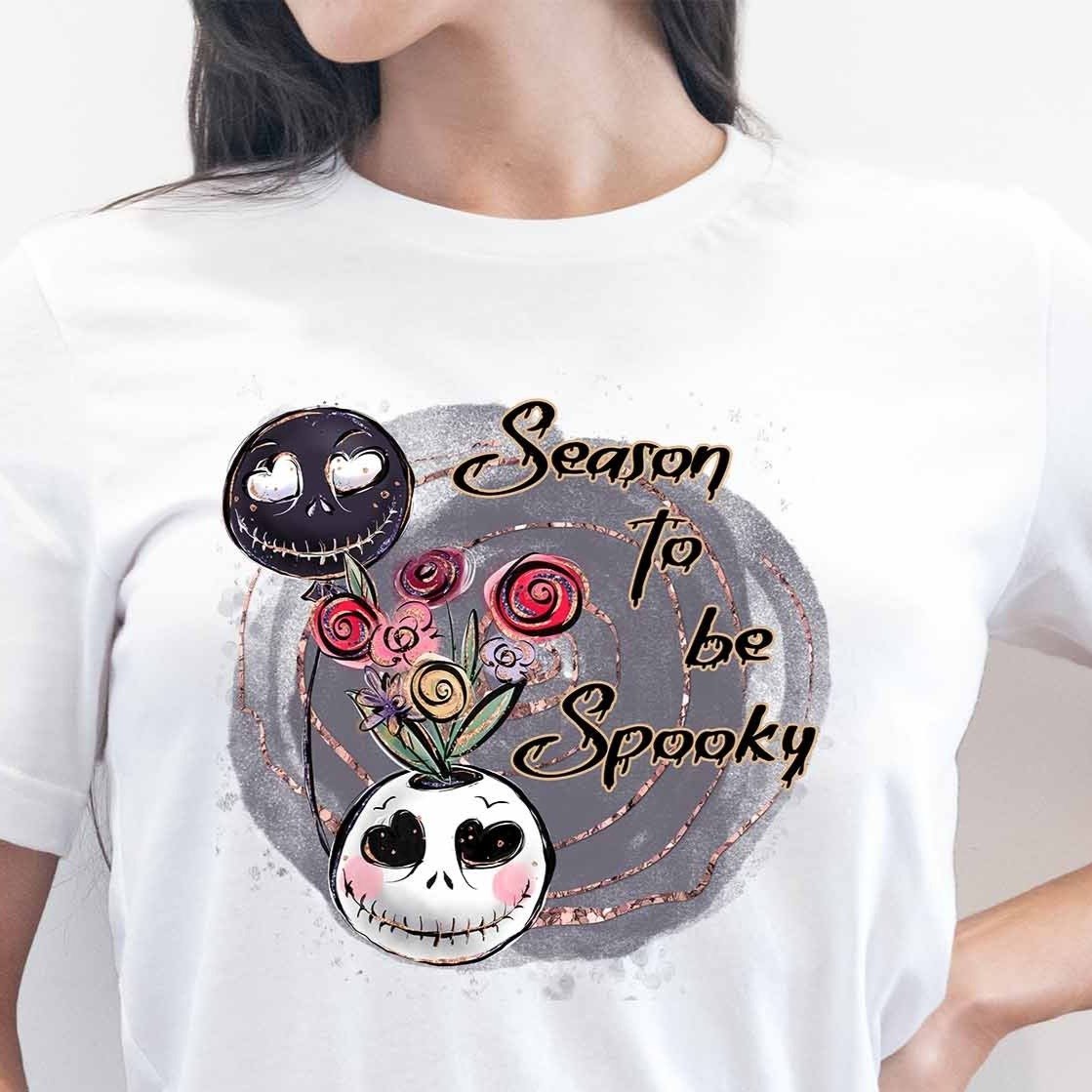 Season To Be Spooky Graphic Tee - My Custom Tee Party
