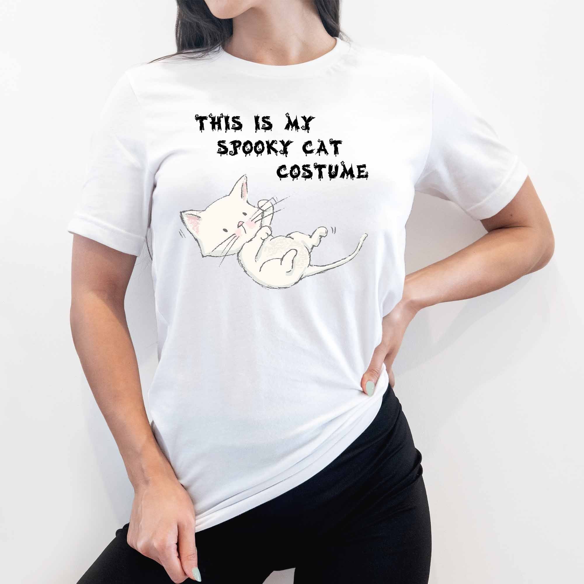 This Is My Spooky Cat Costume Graphic Tee - My Custom Tee Party