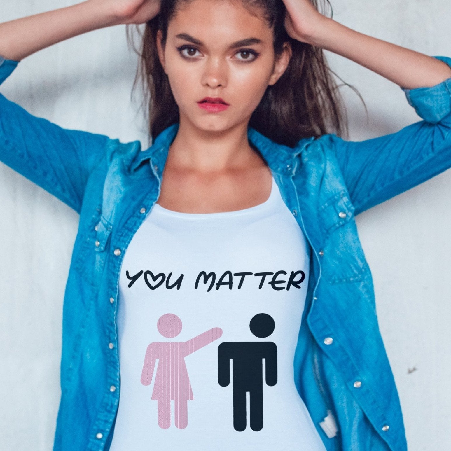 You Matter T-Shirt, Graphic Tees, Womens Tee, Inspirational Tshirt, Motivational Tshirt - My Custom Tee Party