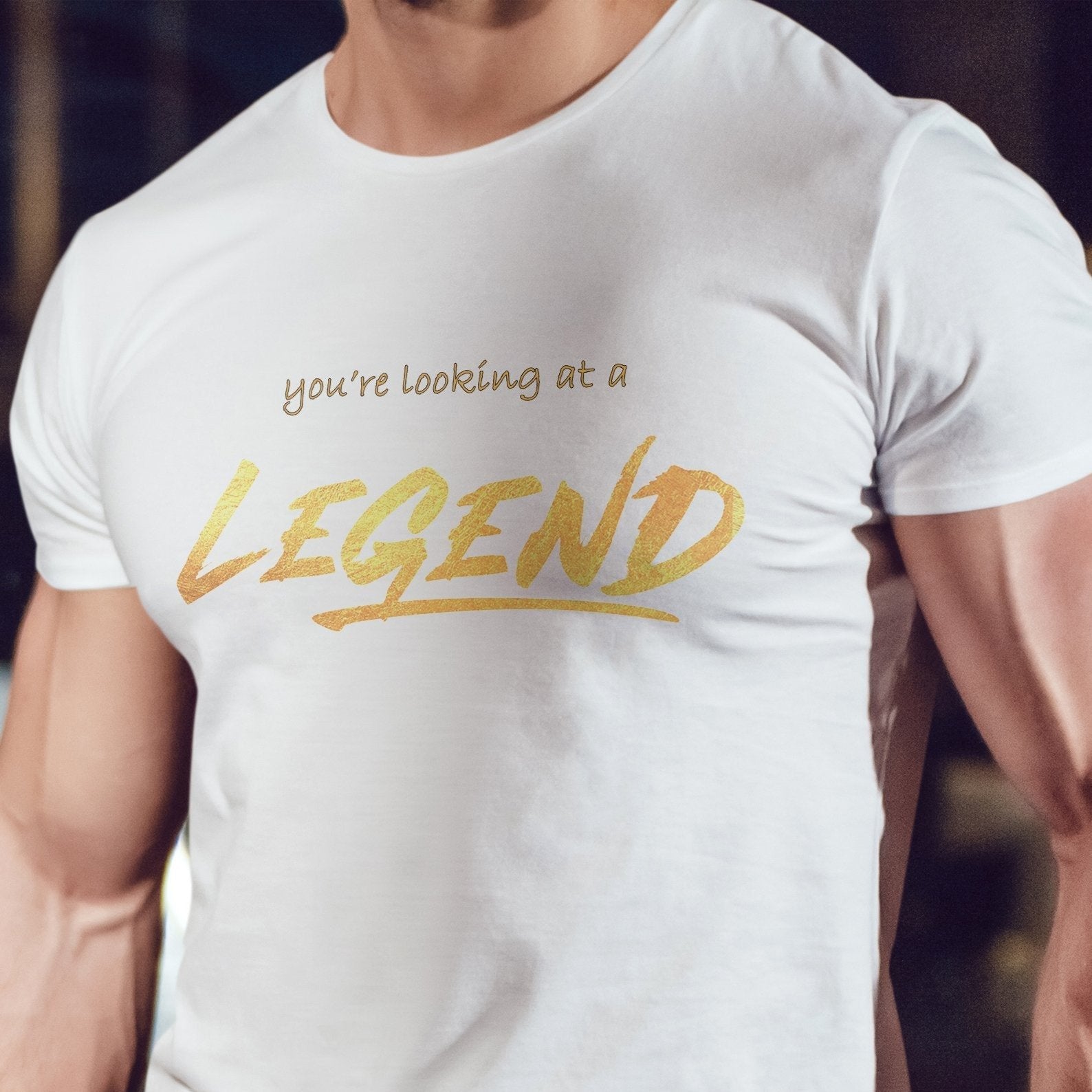 You're looking at a legand - My Custom Tee Party